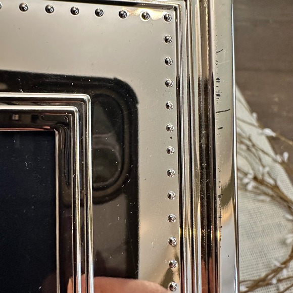 Vera Wang x Wedgwood With Love Photo Frame Silver Plated 5 x 7" approx - Picture 8 of 9